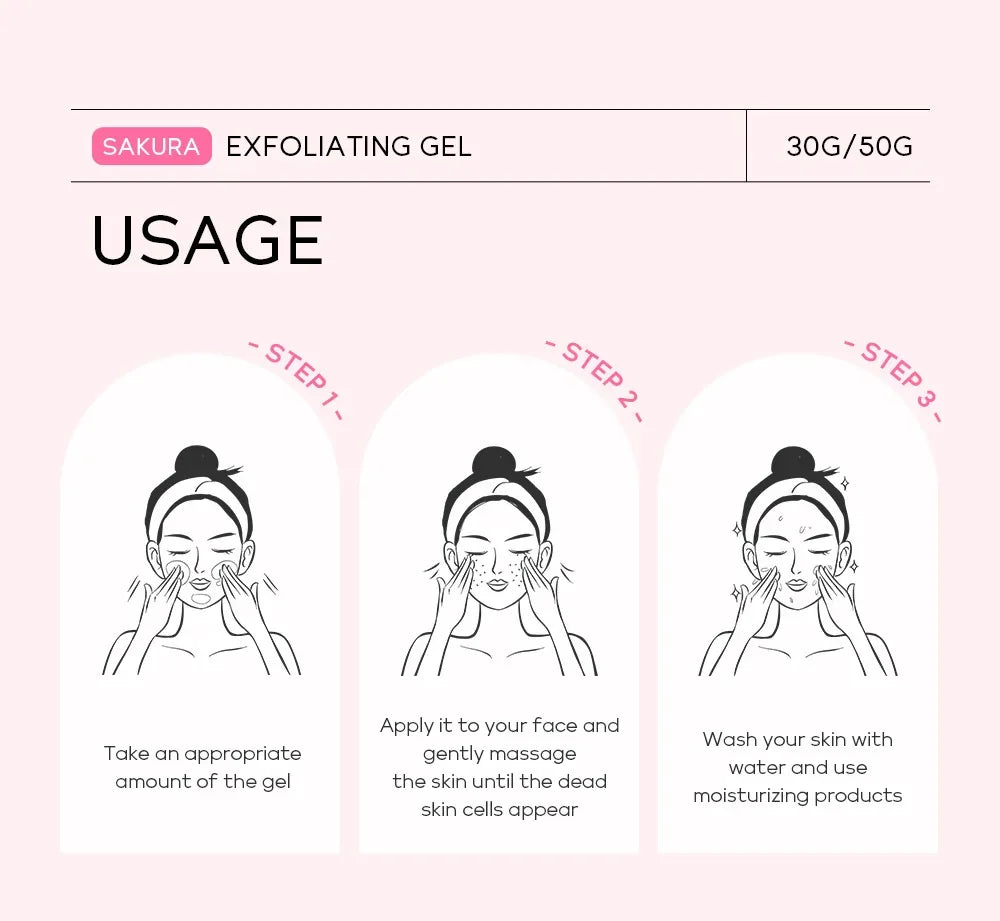 Exfoliating Facial Scrub Peeling Gel