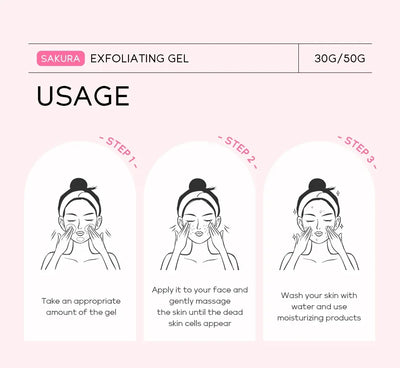 Exfoliating Facial Scrub Peeling Gel